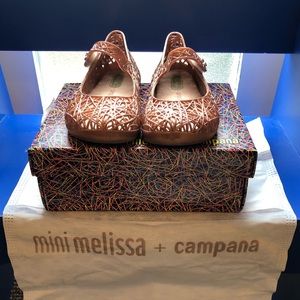 Mini Melissa Campana Gold size 9